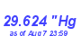 Milwaukee Weather Barometer Low Month