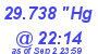 Milwaukee Weather Barometer Low Today