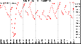 Milwaukee Weather Solar Radiation<br>Daily