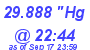 Milwaukee Weather Barometer High Today