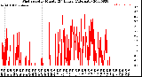 Milwaukee Weather Wind Speed<br>by Minute<br>(24 Hours) (Alternate)