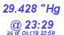 Milwaukee Weather Barometer Low Today