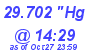 Milwaukee Weather Barometer Low Today