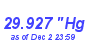 Milwaukee Weather Barometer High Month