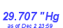 Milwaukee Weather Barometer Low Month