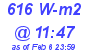 Milwaukee Weather Solar Radiation High Today