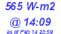 Milwaukee Weather Solar Radiation High Today