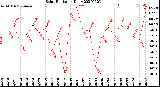 Milwaukee Weather Solar Radiation<br>Daily