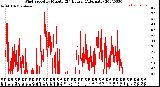 Milwaukee Weather Wind Speed<br>by Minute<br>(24 Hours) (Alternate)