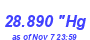 Milwaukee Weather Barometer Low Year