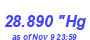 Milwaukee Weather Barometer Low Year