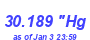 Milwaukee Weather Barometer High Month