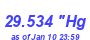 Milwaukee Weather Barometer Low Month