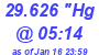 Milwaukee Weather Barometer Low Today