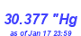 Milwaukee Weather Barometer High Month