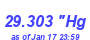 Milwaukee Weather Barometer Low Month