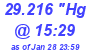 Milwaukee Weather Barometer Low Today