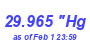 Milwaukee Weather Barometer Low Month